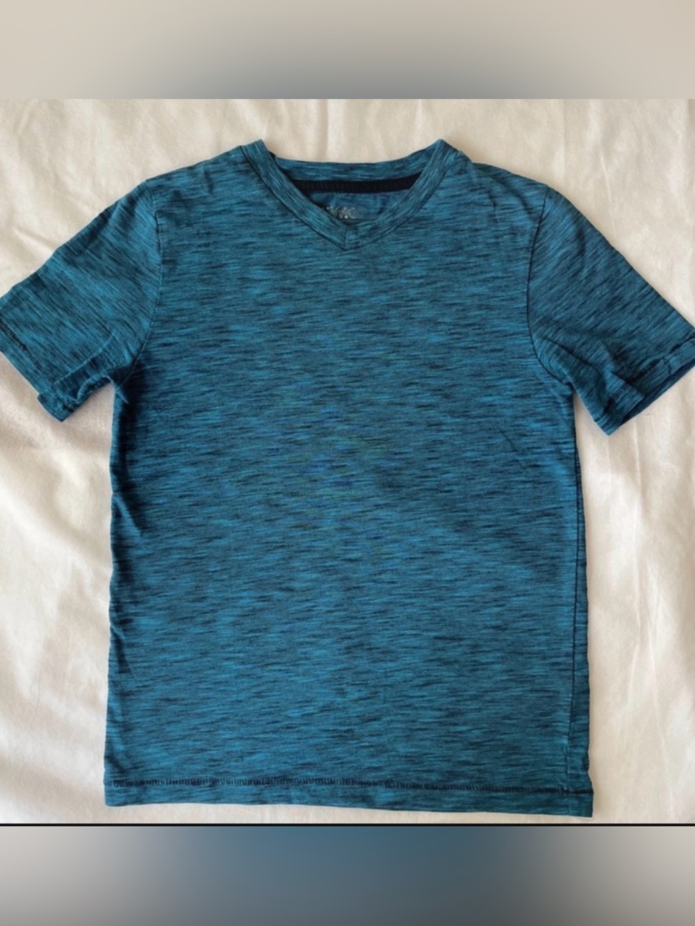 Tony Hawk Youth Small Heathered Blue Athletic V-Neck T-Shirt